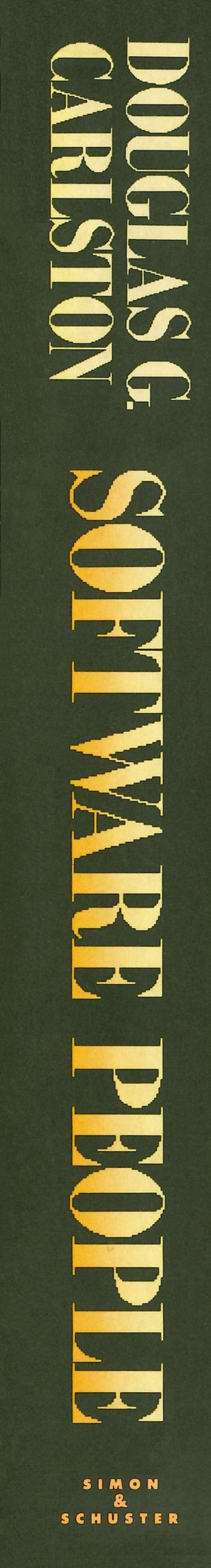 Book Jacket Spine Software People.