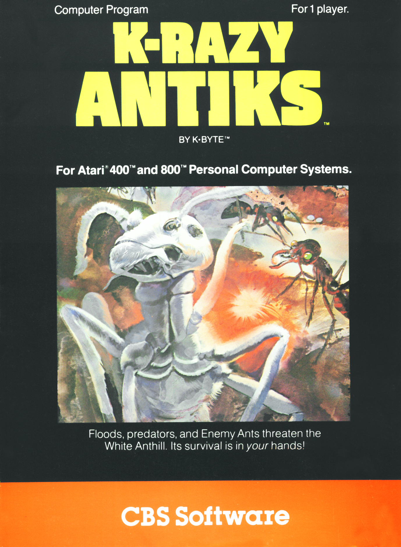 Packaging cover K-Razy Antiks Atari 8-Bit.