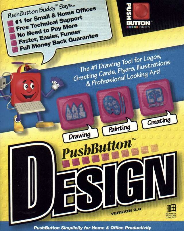 PushButton Design Version 2.0 (PC, 3 1/2