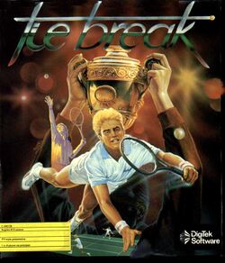 Packaging cover Tie Break Tennis C64.