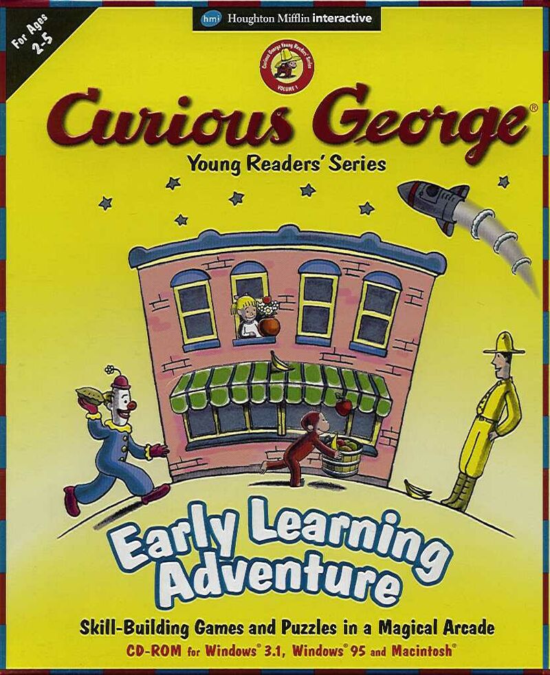 Curious George Early Learning Adventure (PC and Mac, CD-ROM) Houghton ...