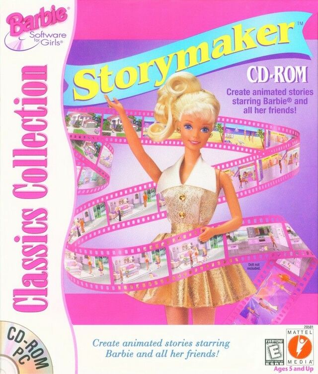 Barbie Storymaker CD-ROM (PC, CD-ROM) Mattel, Inc. - 1996 USA, Canada ...