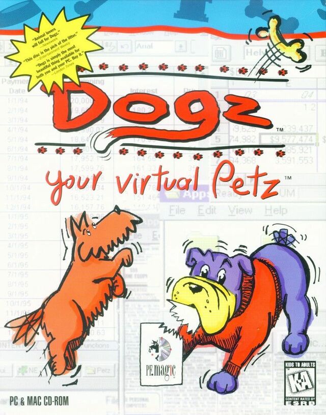Dogz (PC and Mac, CD-ROM) PF.Magic - 1997 USA, Canada Release - Eli's ...