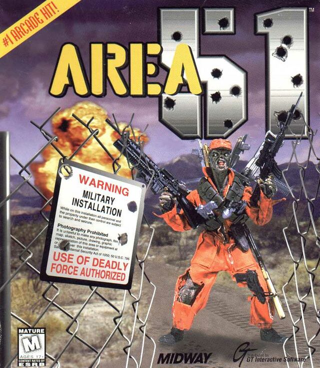 Area 51 (PC, CD-ROM) GT Interactive Software - 1996 USA, Canada Release ...