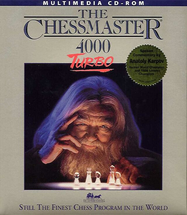 Chessmaster 4000 Turbo (PC, CD-ROM) Software Toolworks - 1994 USA ...