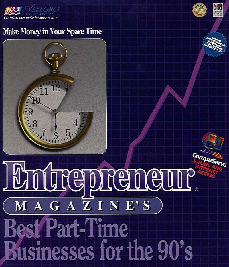 Entrepreneur: Best Part-Time Businesses 90's (PC, CD-ROM) Allegro New ...