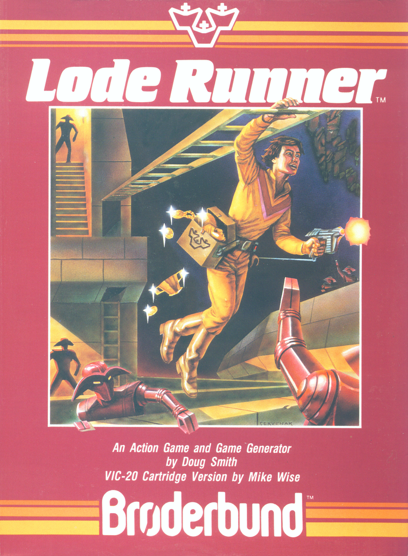 Lode Runner (VIC-20, Cartridge) Broderbund Software - 1983 USA, Canada ...